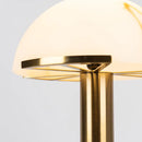 Axyaa Imitation Marble Resin Table Lamp: Postmodern Desk Light for Living Room and Bedroom