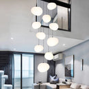 Axyaa Nordic Pendant Chandelier: Stylish Ceiling Light for Dining Room and Living Room