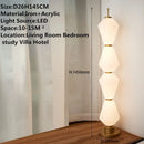 Axyaa Luxury Floor Lamp for Bedroom/Living Room - LED Standing Light