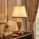 Axyaa Modern Ceramics Table Lamp LED Dimmable Remote Control Desk Light