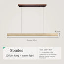 Axyaa Stone Chandelier Pendant Light - Travertine Kitchen Island Lamp