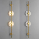 Axyaa Modern LED Wall Lamp Gold Black Bracket Light for Living Room & Restaurant