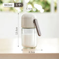 Axyaa Glass Salt & Pepper Shakers 0.5g Metering Seasoning Bottle - Household Kitchen.randn