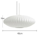 Axyaa Handmade Silk Pendant LED Chandelier for Dining Room Lighting