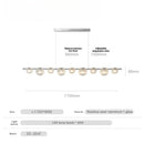 Axyaa Minimalist Long Strip Pendant Light for Full Spectrum Bar Lighting