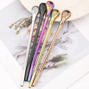 Axyaa Stainless Steel Tea & Juice Drinking Straw Set for Parties & Bars