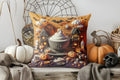 Axyaa Halloween Ghosts and Skulls Pillow Cover for Sofa, Bedroom, Car