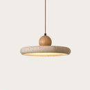 Axyaa Circular Stone LED Pendant Lamps - Modern Decorative Lighting for Home and Hospitality