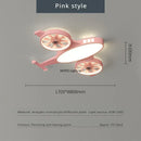 Axyaa Nordic Airplane Fan Light for Kids Room, Modern Ceiling Fixture