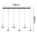 Axyaa Modern Ceiling Chandelier - Dining Room & Living Room PendantLight Fixture