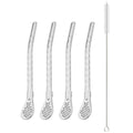Axyaa Stainless Steel Dual-use Drinking Straw Set