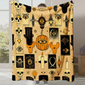 Axyaa Digital Cartoon Printed Flannel Blanket for Office & Leisure