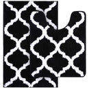 Axyaa Plush Non-Slip Bathroom Rug Soft Thick Absorbent Wash Carpet Shower Pad