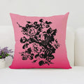 Axyaa Rose Flowers Decorative Pillow Cover 45x45 Cushion Cover Cases Home Decoration