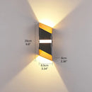 Axyaa Outdoor Cube Wall Light - Waterproof Modern Sconce for Garden and Porch