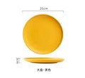 Axyaa Ceramic Western Cuisine Plate Set for Steak, Vegetables, Bread, Desserts, Breakfast