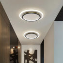 Axyaa Crystal Ceiling Lamp: Nordic Minimalist LED Lighting for Living Room, Bedroom & Hallway