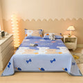 Axyaa Cartoon Panda Flannel Blanket Set with Pillowcases for Sofa Bed Bedspread