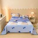 Axyaa Cartoon Panda Flannel Blanket Set with Pillowcases for Sofa Bed Bedspread