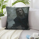 Axyaa Skyrim Meme Cushion Cover - Designer Polyester Cushion Case for Home Decor