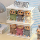 Axyaa Labubu Dolls Blind Box Display Rack - Transparent Acrylic Plush Toy Organizer