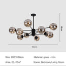 Axyaa Glass Ball Pendant Light for Modern Living and Dining Room Lighting