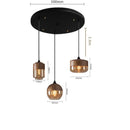 Axyaa Glass Nordic Pendant Lamp for Dinning Room and Cafe, Modern Industrial Lighting Fixtures