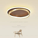 Axya Walnut LED Ceiling Light Chandelier for Home Indoor Lighting