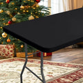 Axyaa Waterproof Elastic Fitted Tablecloth for Camping and Parties