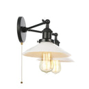 Axyaa Retro Industrial LED Wall Light 2 Heads Bedside Lamp