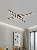 Axyaa LED Black Chandelier Ceiling Lamp Set for Master & Guest Bedroom, Living Room
