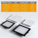 Axyaa Square LED Downlights: Ultra-thin 9W/12W/24W Grille Panel Lamps for Indoor Spot Lighting