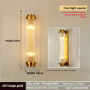 Axyaa Crystal Wall Sconce - Elegant Home Decor Lighting Solution