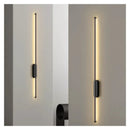 Axyaa Black Gold LED Wall Lamp Modern Strip Ceiling Light for Home Lighting