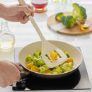 Axyaa 5-Piece Silicone Kitchen Utensil Set White Non-Stick Cooking Tools