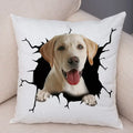 Axyaa Cute Dog Print Pillow Case for Home Decor and Comfort