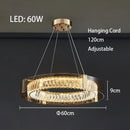 Axyaa Nordic Crystal Ceiling Light Chandelier for Living Room & Bedroom