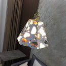 Axyaa Terrazzo LED Pendant Lights: Japanese Style for Corridor Bedroom Living Room