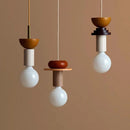 Axyaa Nordic Wood LED Pendant Chandelier - Kitchen Home Decor Luminaire