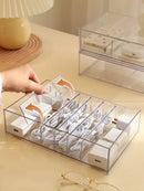 Axyaa Plastic Desktop Cable Storage Box for Organizing Wires and Cords
