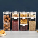 Axya Stackable Sealed Jar Set for Kitchen Organization and Food Storage