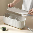 Axyaa Nordic Plug Board Organizer - WiFi Router Holder & Cable Storage Box