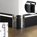 Axyaa LED Skirting Line Aluminum Profile for Backlighting Strip Lights