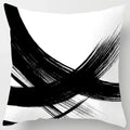 Axyaa Boho Style Ink Painting Pillow Sleeve for Home Decoration