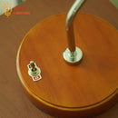 Axyaa Vintage Medieval Solid Wood Table Lamp LED E27 Desk Lights - Classical Bauhaus Style