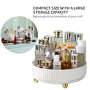 Axyaa 360° Rotating Cosmetic Organizer - Large Capacity for Perfume & Makeup