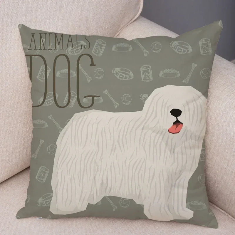 Axyaa Cartoon Dog Pet Animal Pillowcase