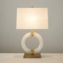 Axyaa Marble Table Lamp - Modern LED Desk Light for Home Decor