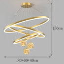 Axyaa Modern LED Pendant Light Chandeliers for Living Room and Dining Room