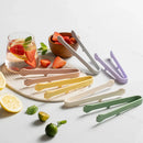 Axyaa Mini Kitchen Tong Silicone BBQ Snack Meat Tongs - Creative Cooking Utensil